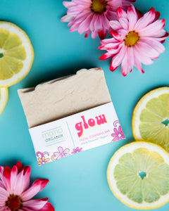 glow Facial Cleansing Bar | Gentle Daily Cleanser for All Skin Types and Combination Skin | Zero-Waste, Vegan, and Cruelty Free